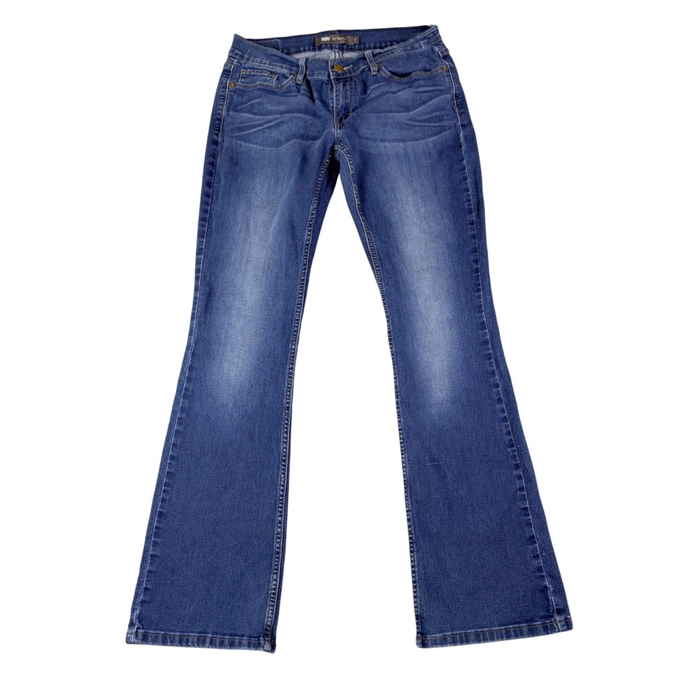 Levis 7 Blue 524 Bootcut Jeans W28 L32 Low Rise Medium Wash Denim 11524-0105 Y2K